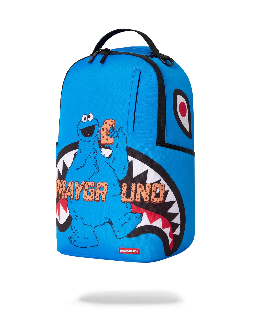 Sprayground Cookie Monster TAKE A BITE Backpack🔥Blue Bookbag Kids School Bag