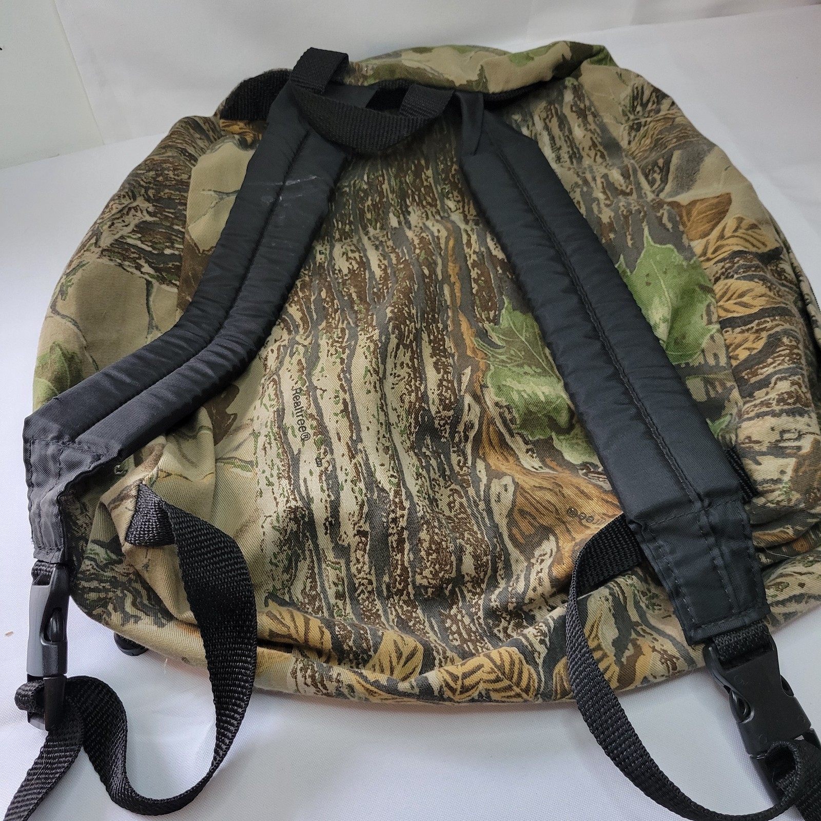 VTG Buckmasters Realtree Camo Backpack EUC Hunting Bag Packable Travel