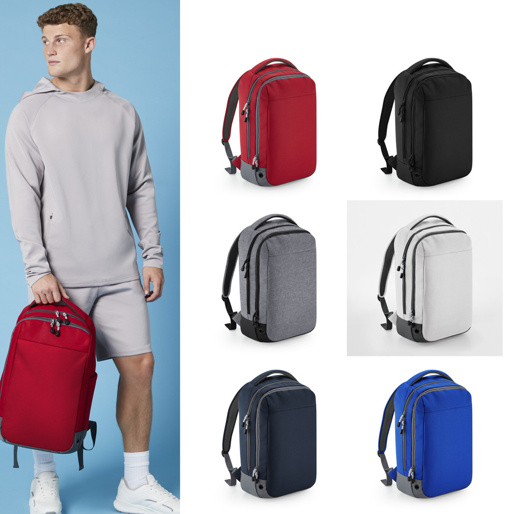 BagBase Athleisure Sports Backpack BG545 – Water-Resistant Fabric