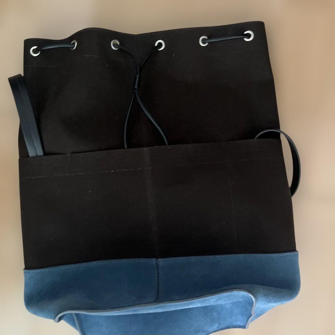 Jil Sander Canvas Backpack 2way 40cm x 35cm x 12cm From Japan