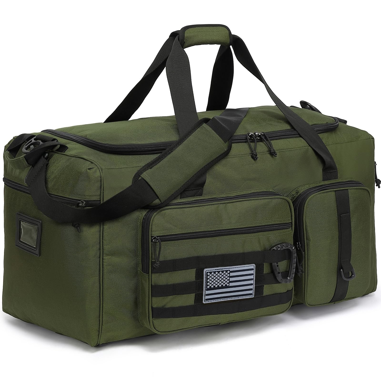 120L Extra Large Duffle Bag for Men, 32″ Heavy Duty Sports Gym and Travel Duf…