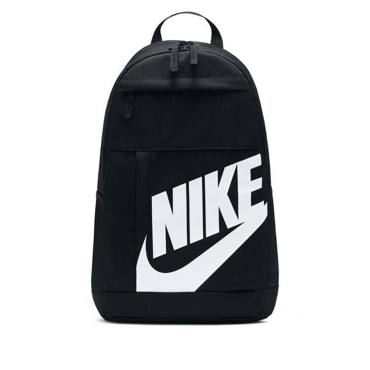 Nike Elemental 21L Backpack Black-White Swoosh Logo School/Work/Gym FREE SHIP