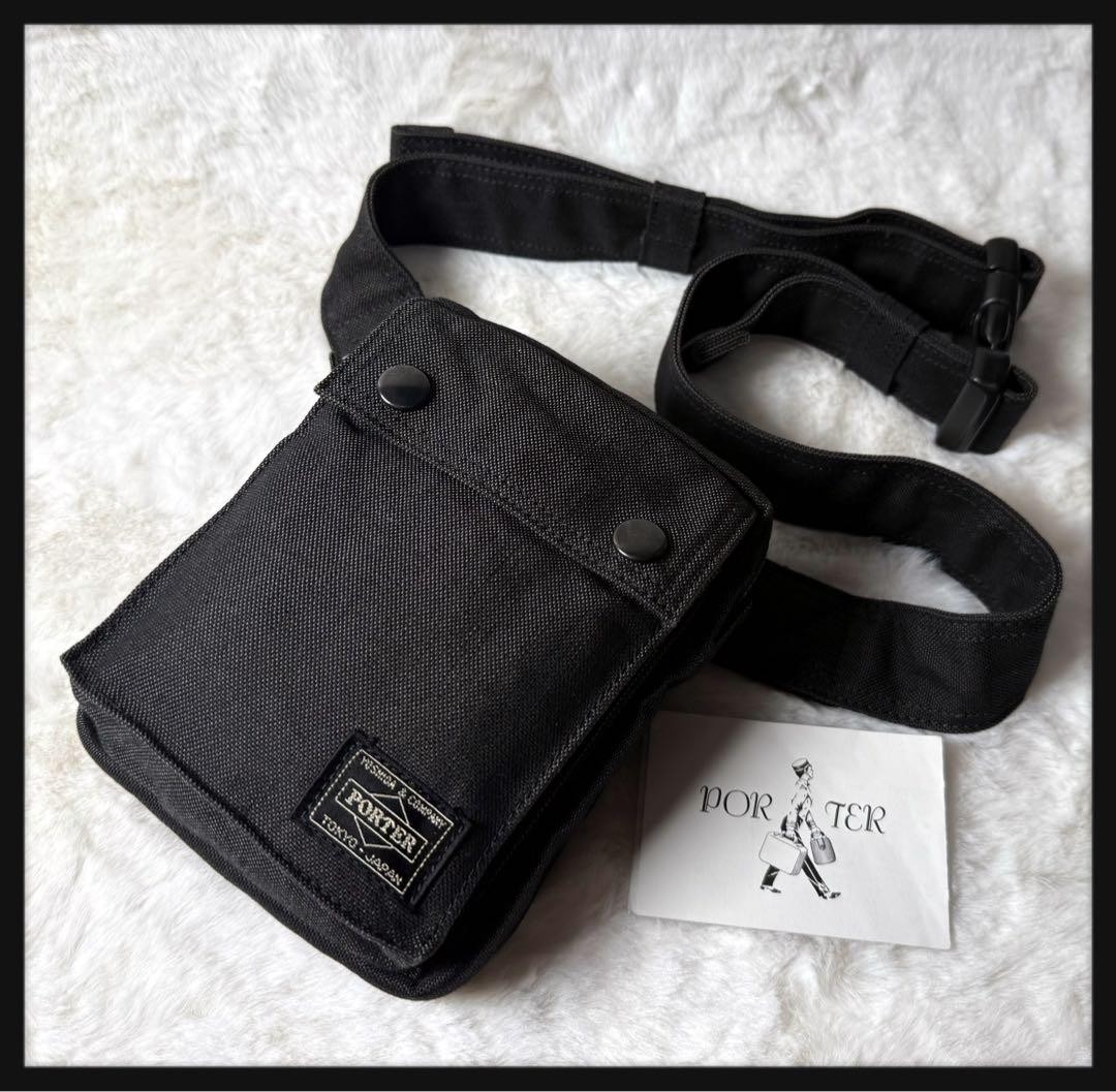 Yoshida Porter SMOKY Body Bag Cordura Duck Black Men’s From Japan