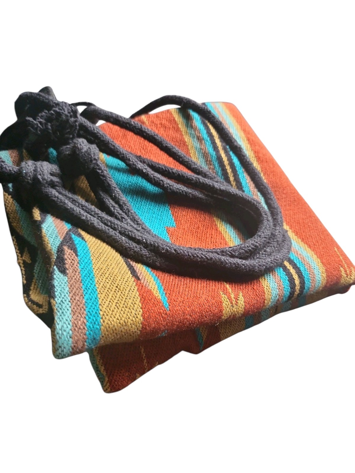 Drawstring Sack Pack Southwest Style Cotton Travel Backpack Foldable USA SELLER