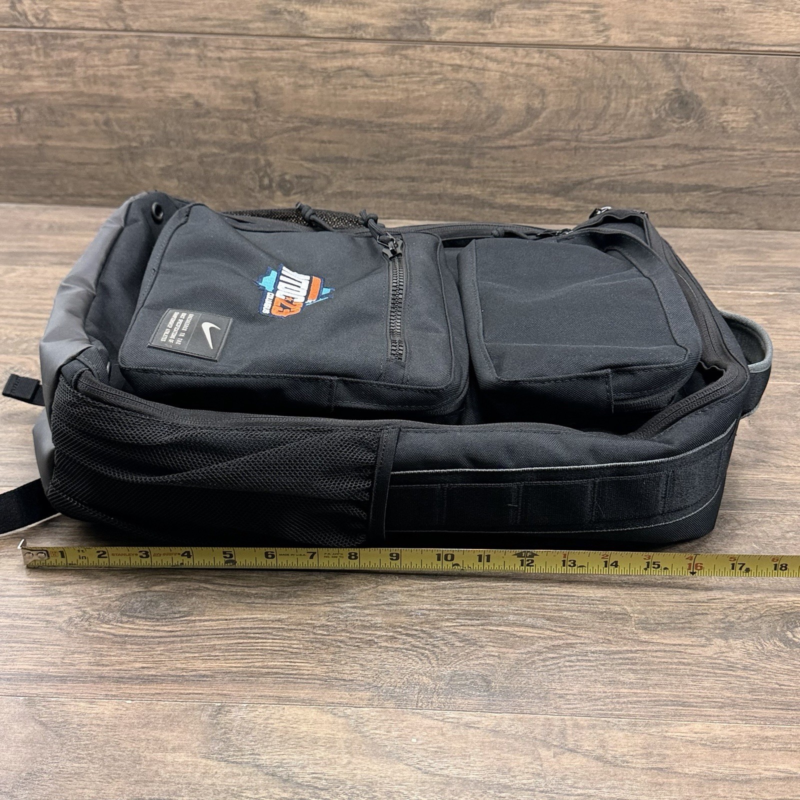 Nike Backpack Utility Speed Training Black Gym Athletic Travel -Corporate Logo