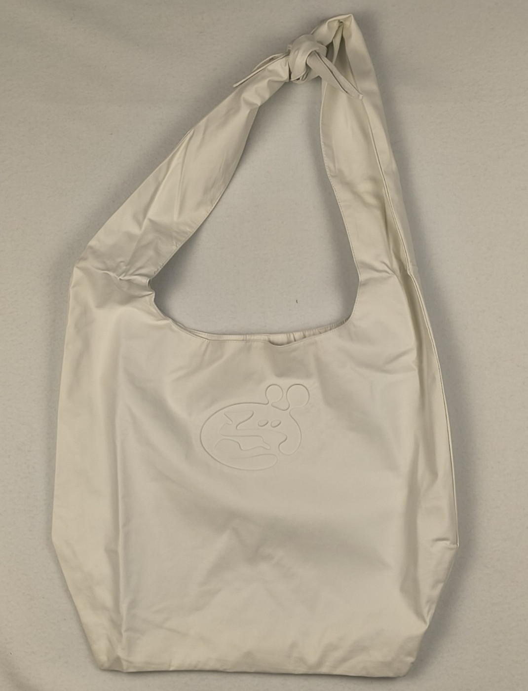 Offgod Bandage Boy Leather Tie Tote Bag Off White / Ivory Anime Fans P288