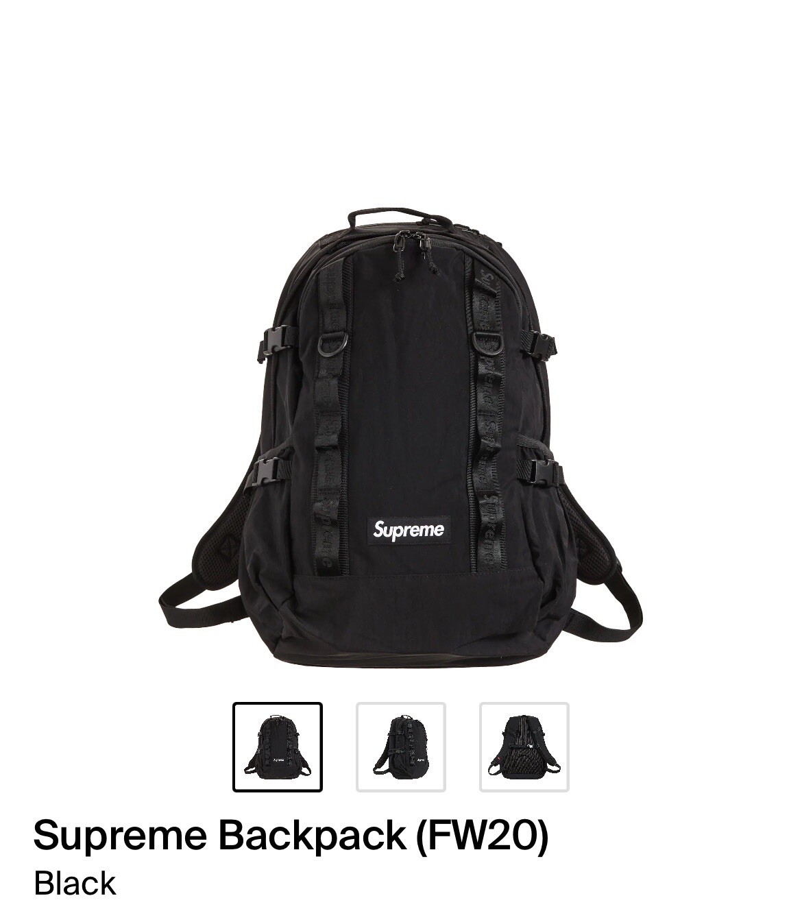 Supreme Backpack brand new 100% Authentic