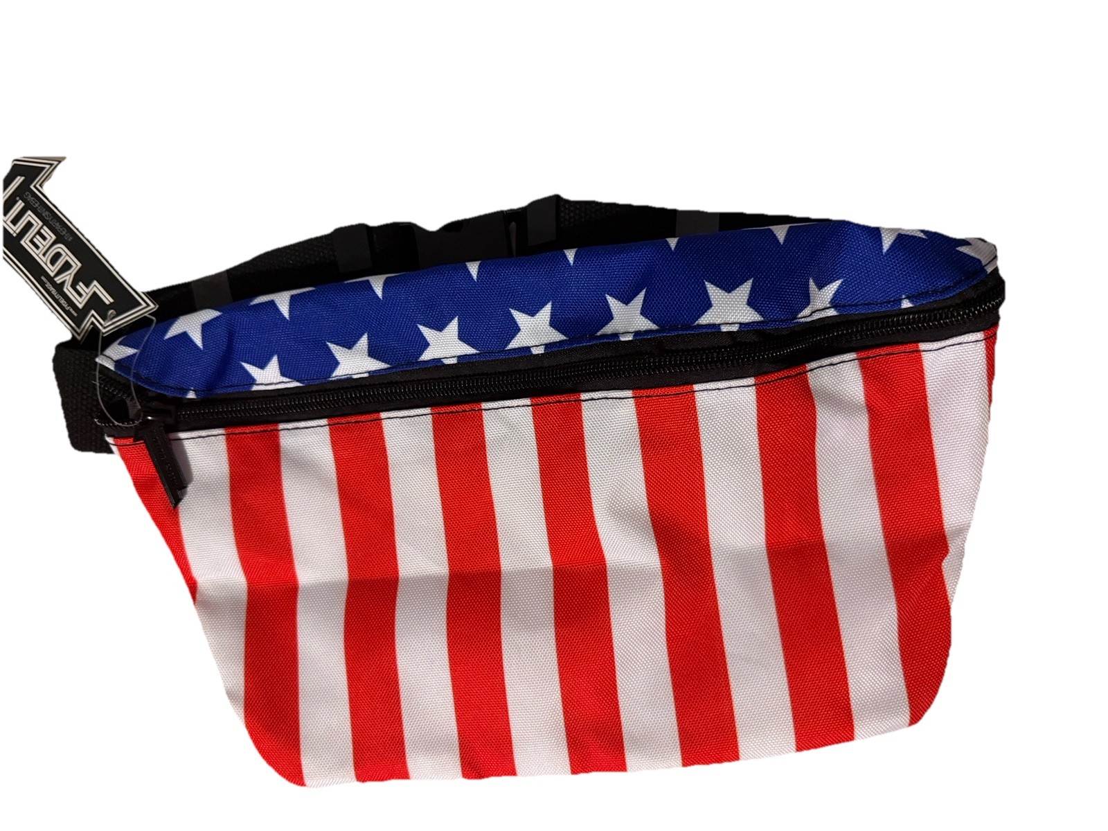 NWT DISCONTINUED Fydelity USA Flag Crossbody Bag Fanny Pack A13
