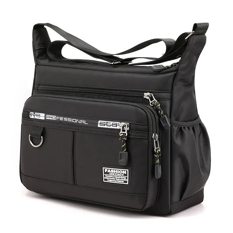 Men Crossbody Bag – Fashionable Multi-Pocket Storage Big Capacity Travel Gift