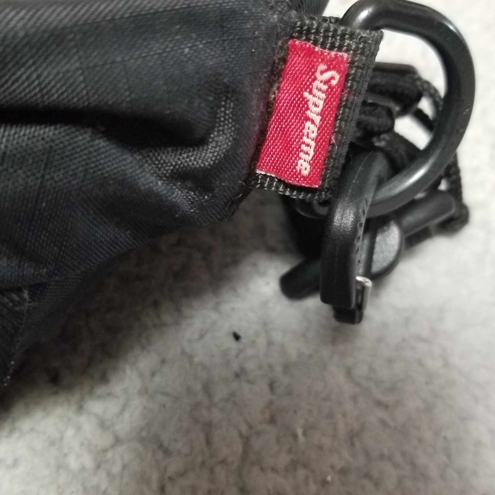 Supreme Shoulder Bag Small Black Cordura Nylon Crossbody Mens Casual Streetwear