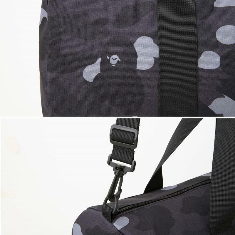 A Bathing Ape 2022 SPRING Collection BAPE black Boston Big Duffle Bag e-MOOK Cam