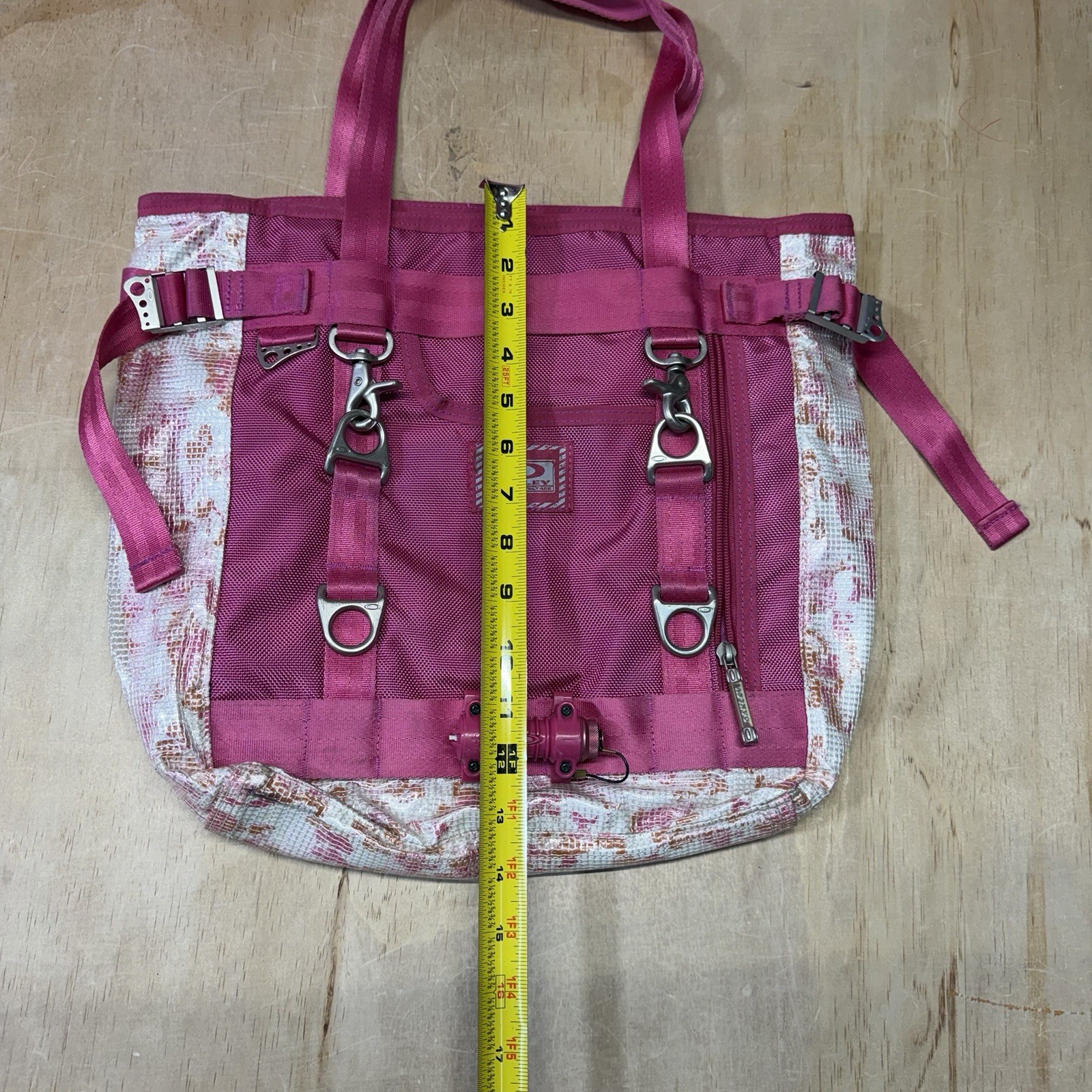Vintage Pink Oakley High Low Voltage Y2K Commuter Bag Working Tested