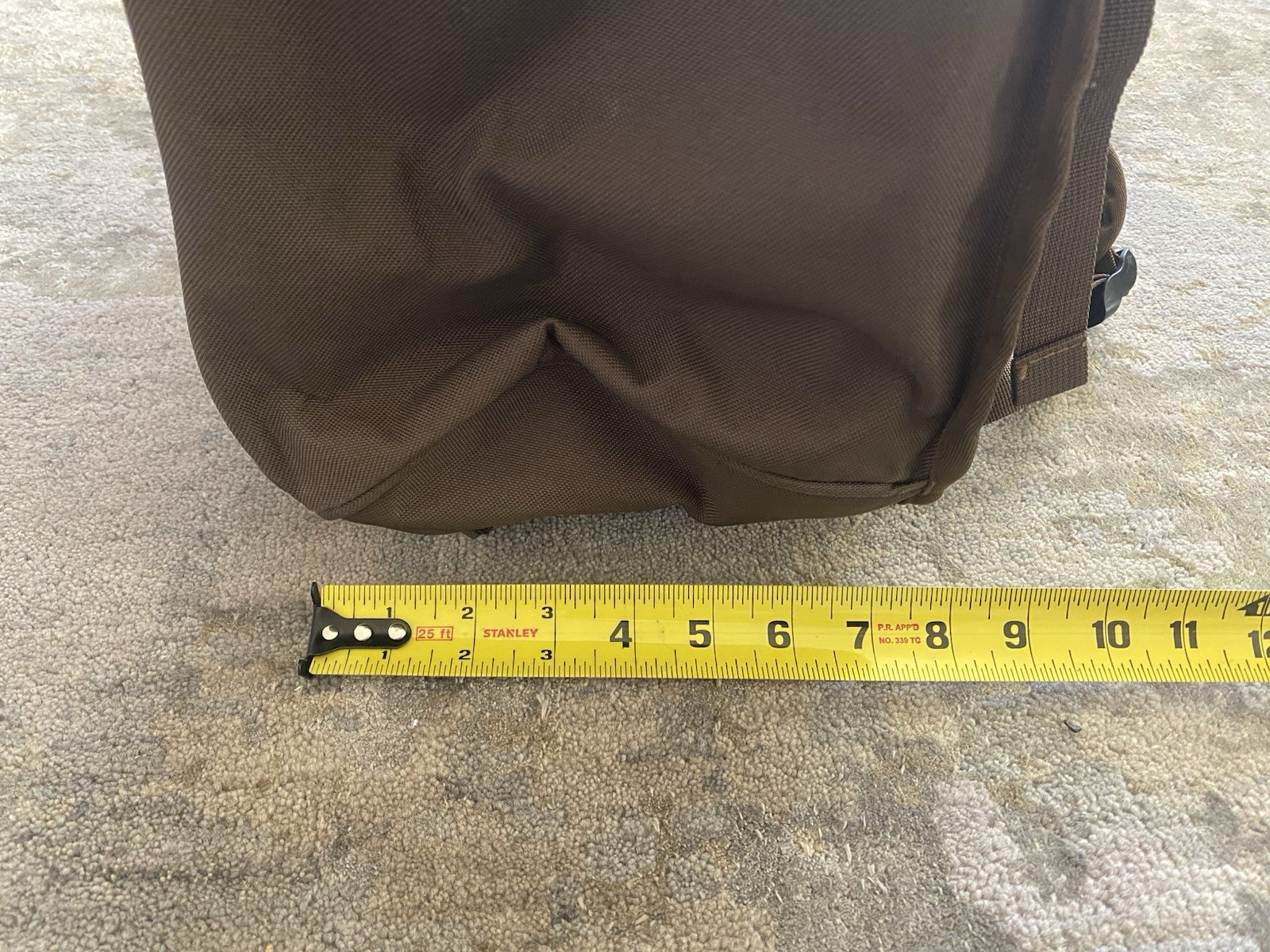 Ogio Metro Street Tech Specs Backpack Brown Pin Stripe Laptop Bag Usana Logo