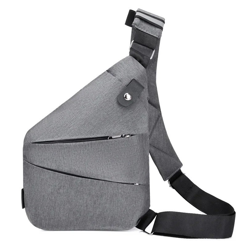 Valcen Personal Pocket Bag for Man, Crossbody Multi-pocket Anti-thief Travel Bag