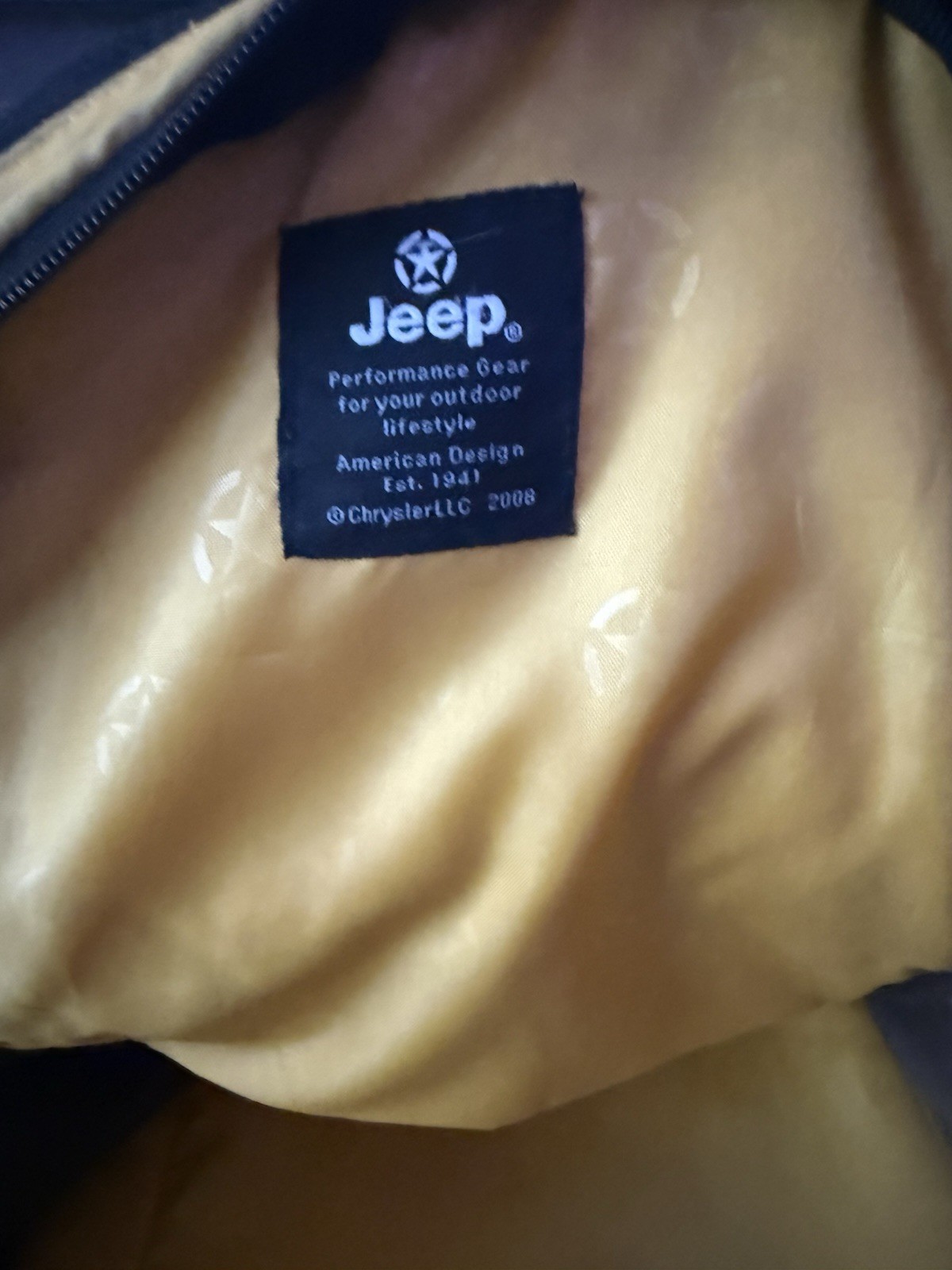 Jeep Laptop Backpack Black And Yellow