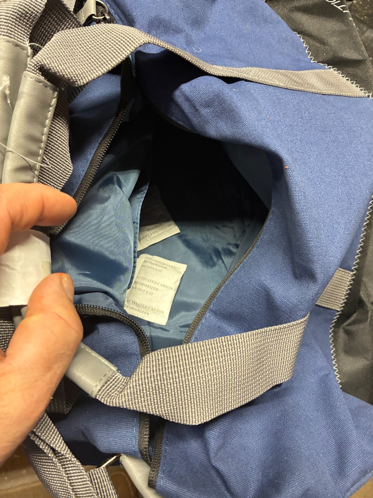 Nautica Dockside Duffle Bag New Large Bag w/ Shoulder Strap Royal Blue/Navy