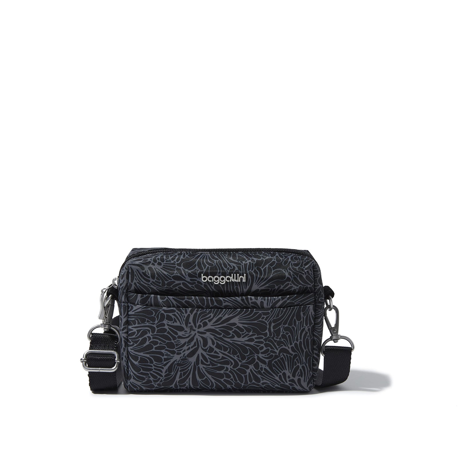Baggallini Womens 2-in-1 2 in 1 Convertible Belt One Size, Midnight Blossom