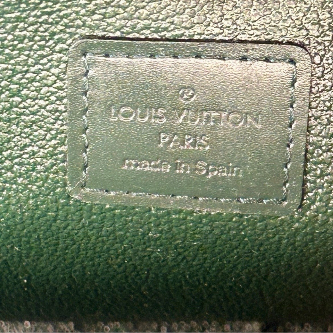 Louis Vuitton Taiga Leather Toiletry Pouch –Authentic, Made in Spain w/COA