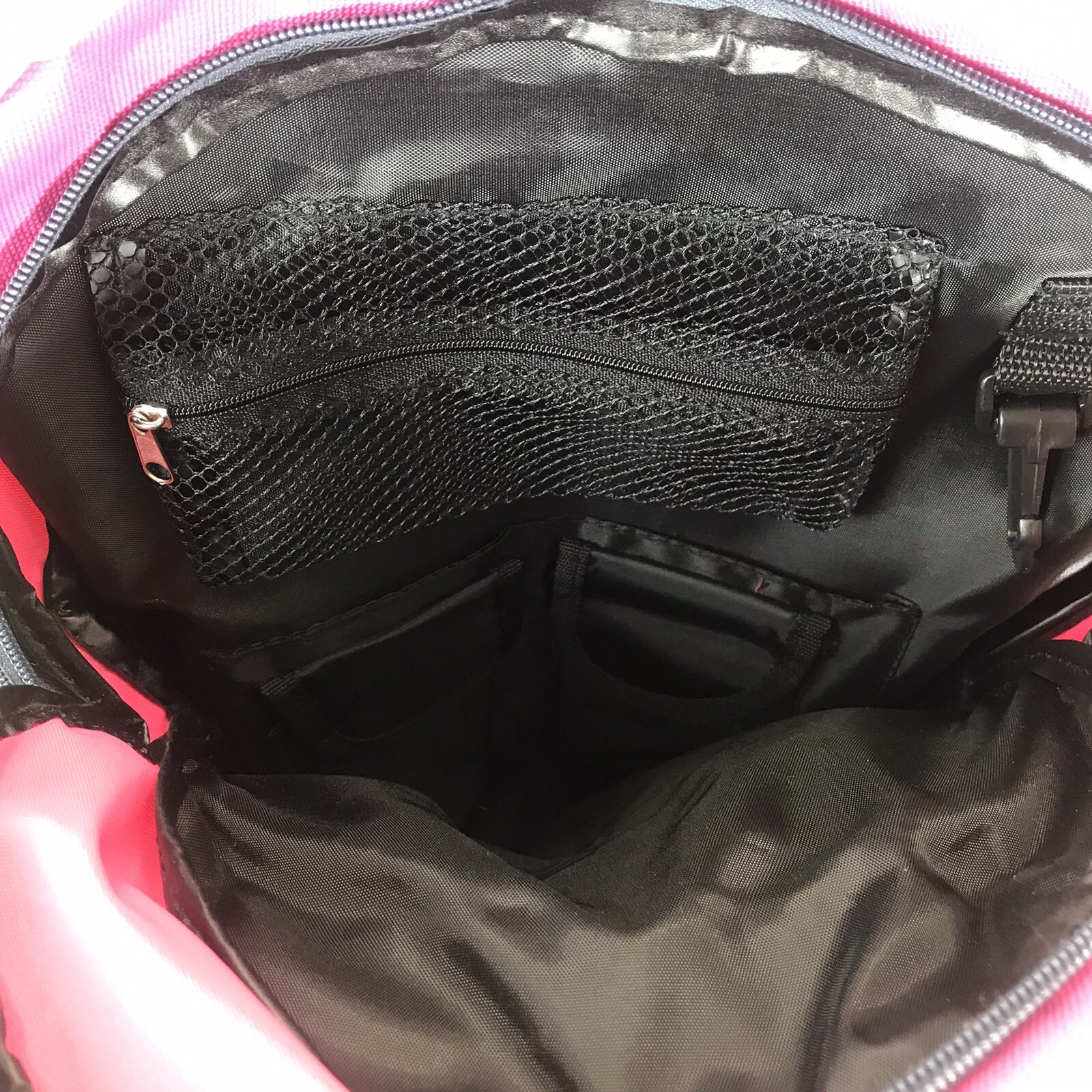 Athletech Pink Backpack Embroidered Dragon Pockets Water Bottle Pocket