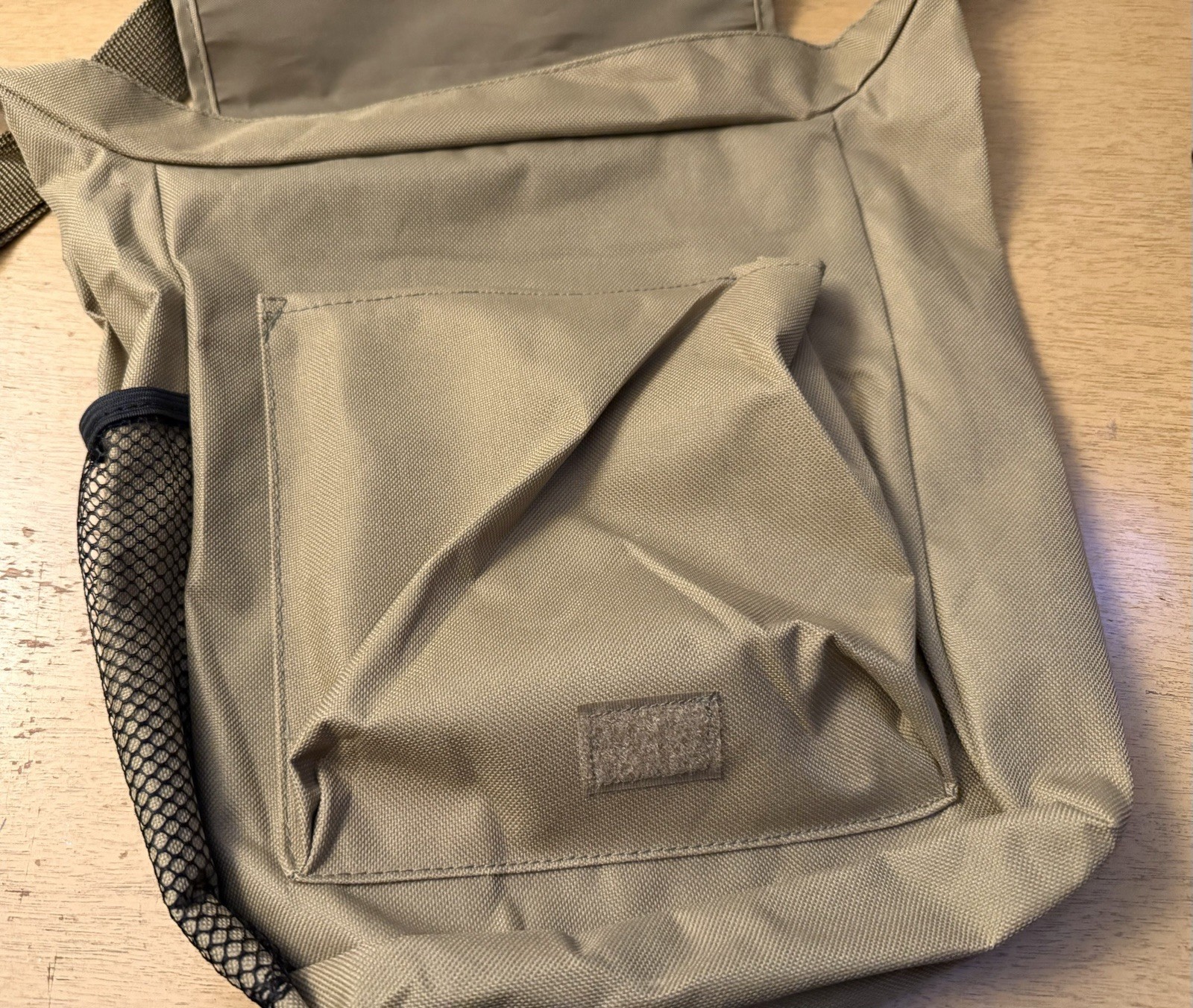 The Nature Conservancy Khaki Canvas Messenger Bag Shoulder Travel Field Bag