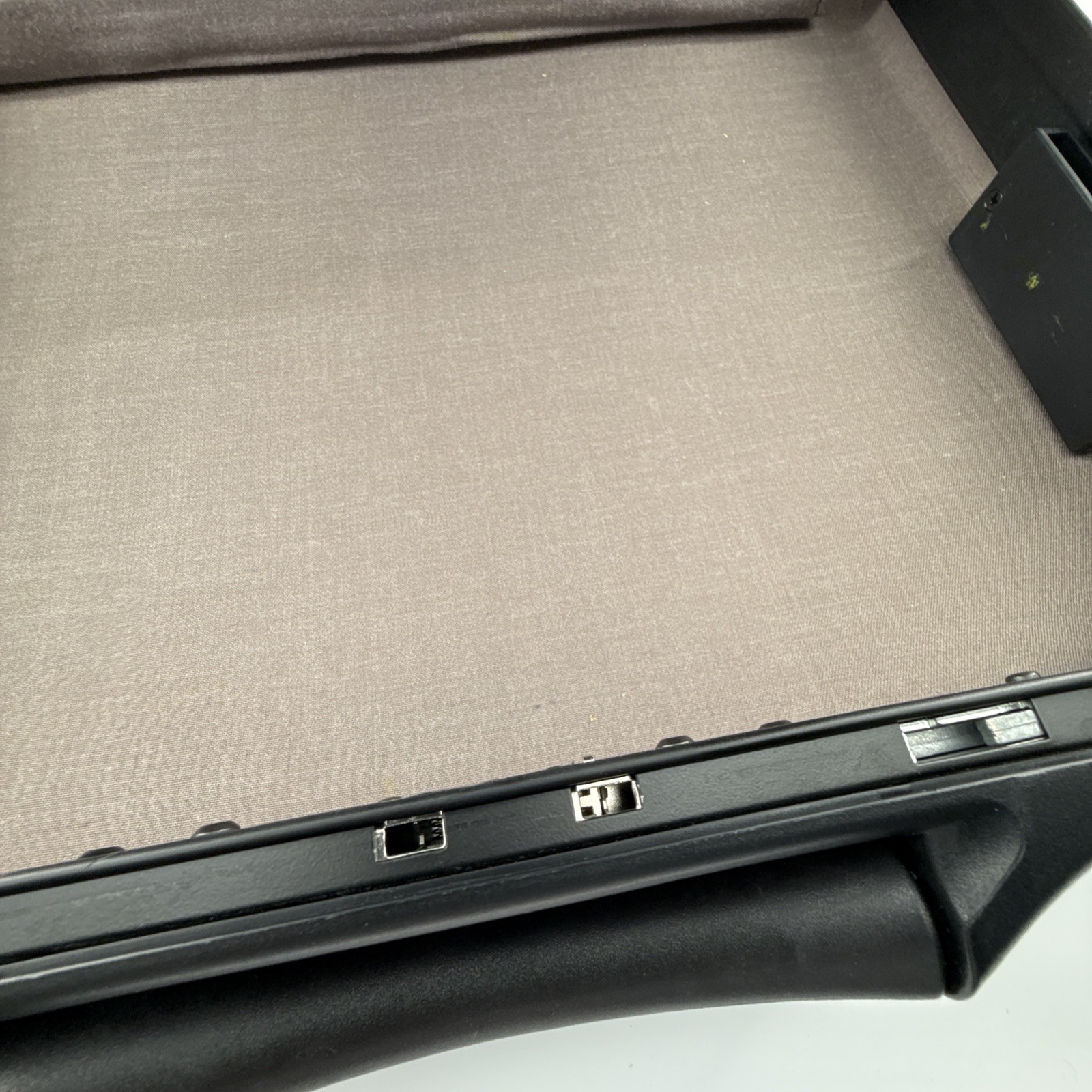 Vintage Samsonite Quantum Focus Hard Shell Briefcase Gray USA Made 1993 EUC