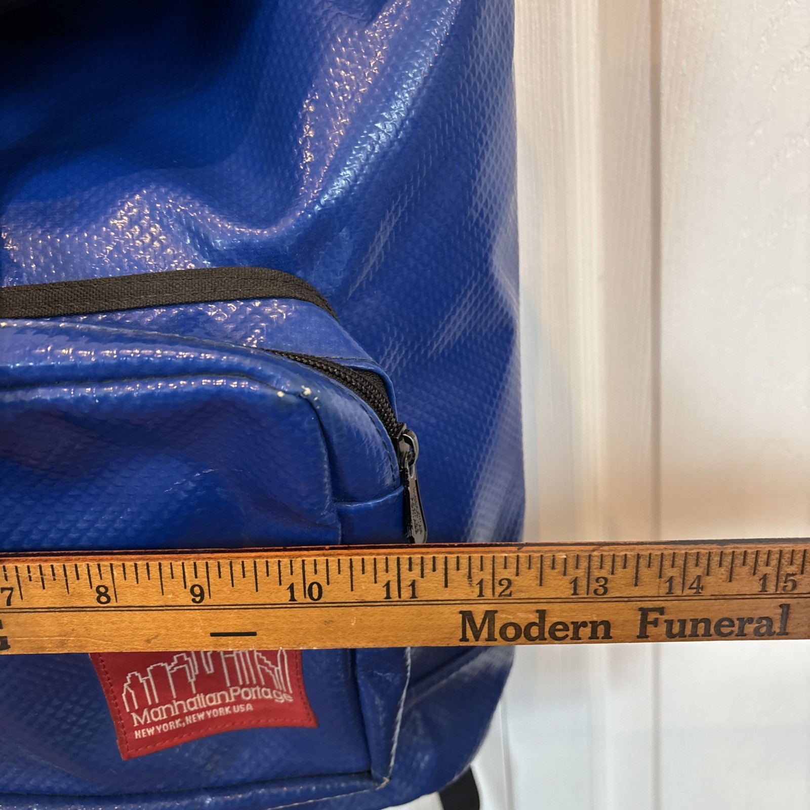 Manhattan Portage Blue Backpack – Blue Drawstring Top