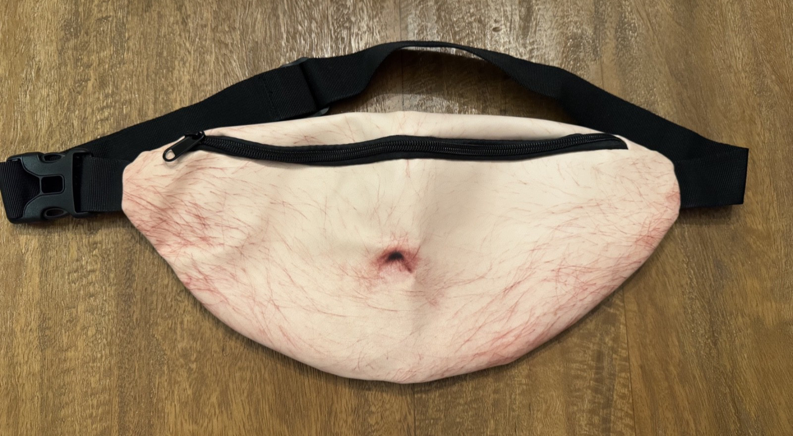 Beer Belly Bag Fanny Pack Novelty Dad Bod Hairy Waist Bag Gag Gift Humorous Joke