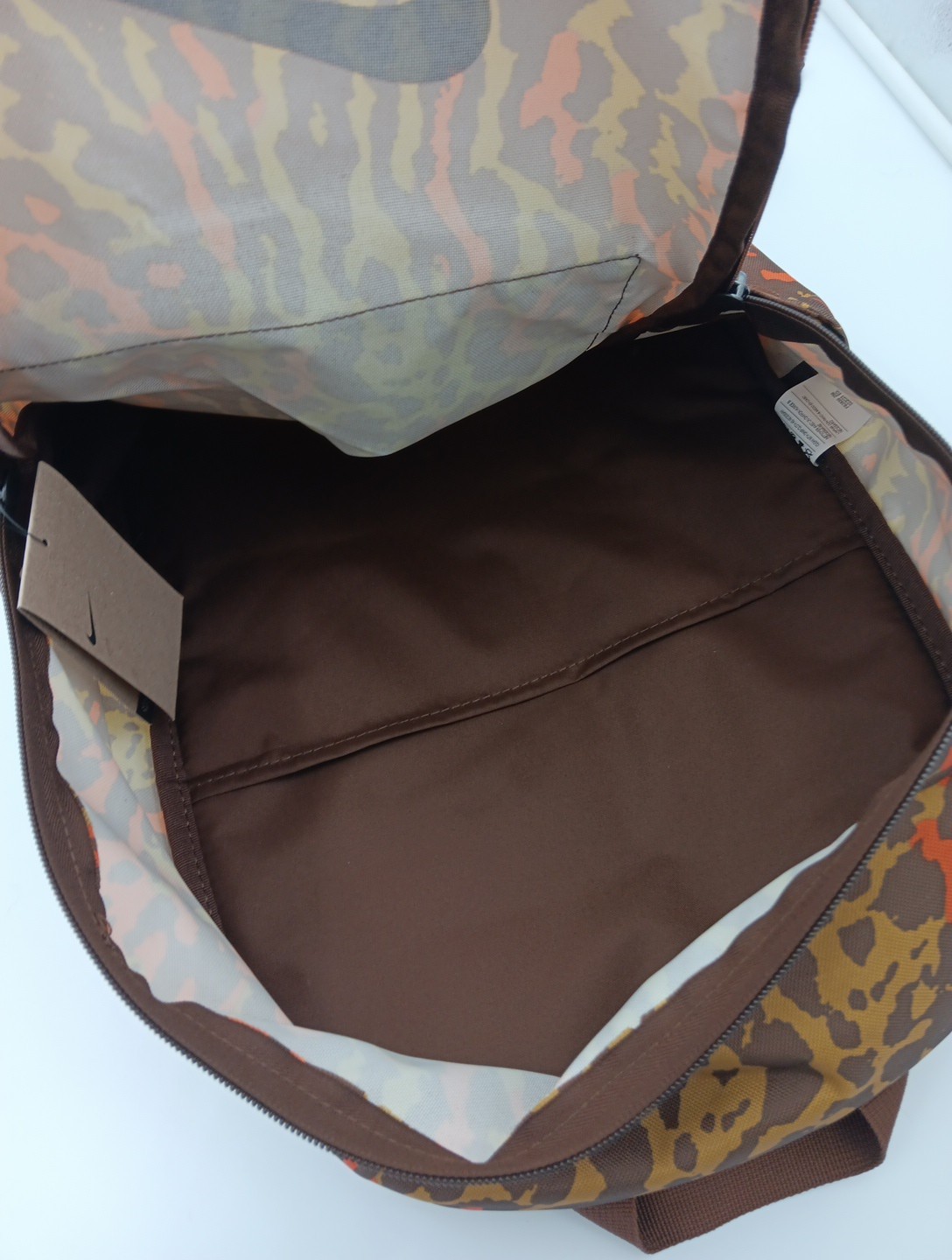 Nike Heritage Caminal Backpack 25L Cacao Wow Animal Print FB2839-259