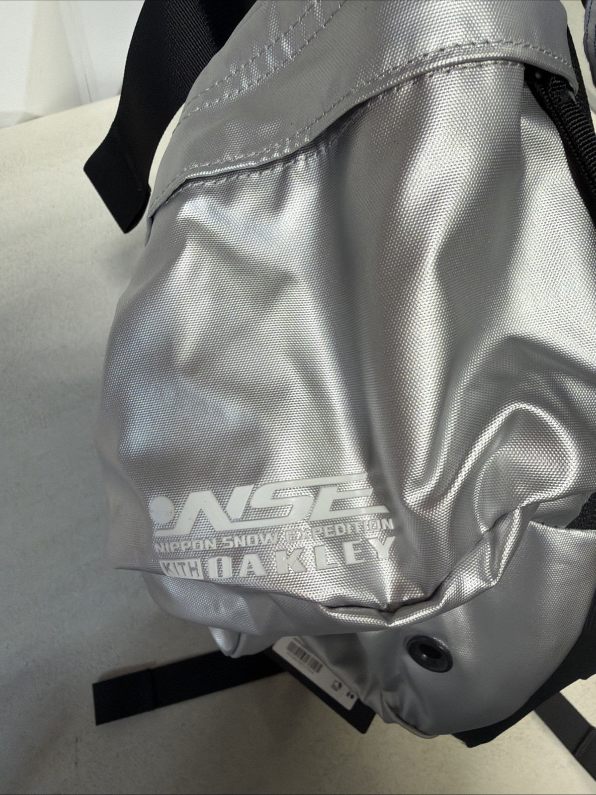 Kith x Oakley Icon RC Backpack Silver Reflective Tactical Streetwear Bag