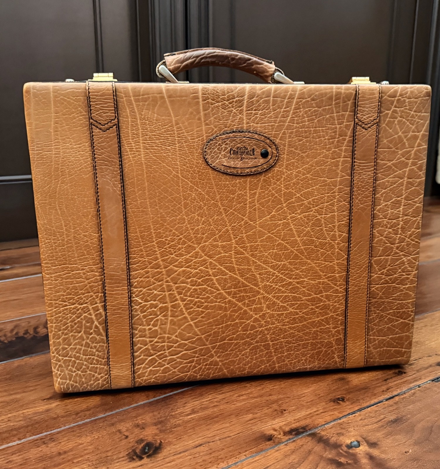 GOLDPFEIL “CARACCIOLA” Premium Leather Executive Briefcase #2150 – W GERMANY