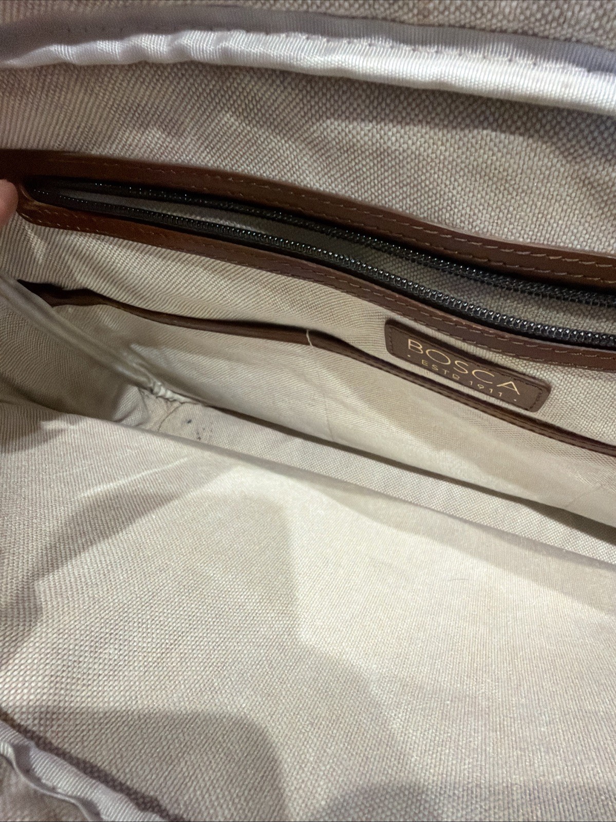 Bosca Brown Men’s Briefcase