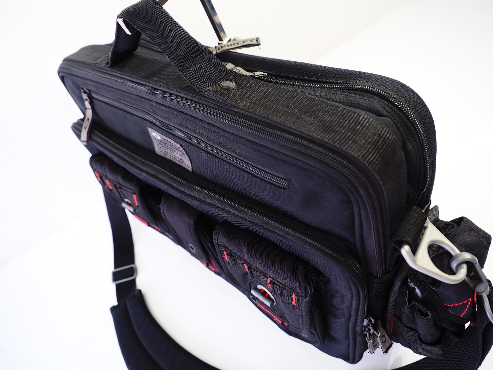 Oakley Tactical Field Gear AP Laptop Computer Bag Black Messenger Crossbody
