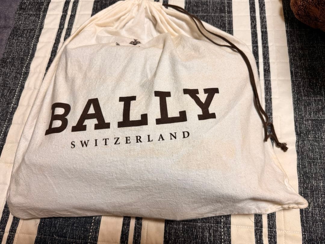 Bally Authentic Bag Genuine Leather Limited Edition Color 35×28cm gray
