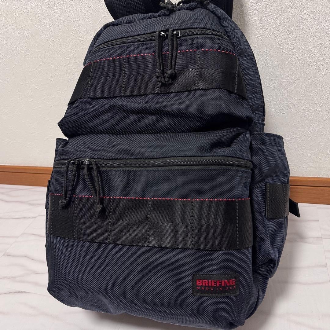 BRIEFING Attack Pack L Size Deep Sea Backpack Navy USA Ballistic Nylon A4 PC