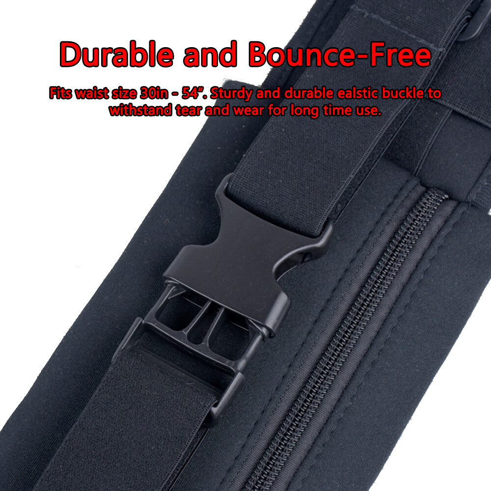 Sport Waist Fanny Pack Running Belt Bum Pouch Camping Hiking Gym Phone Bag Big