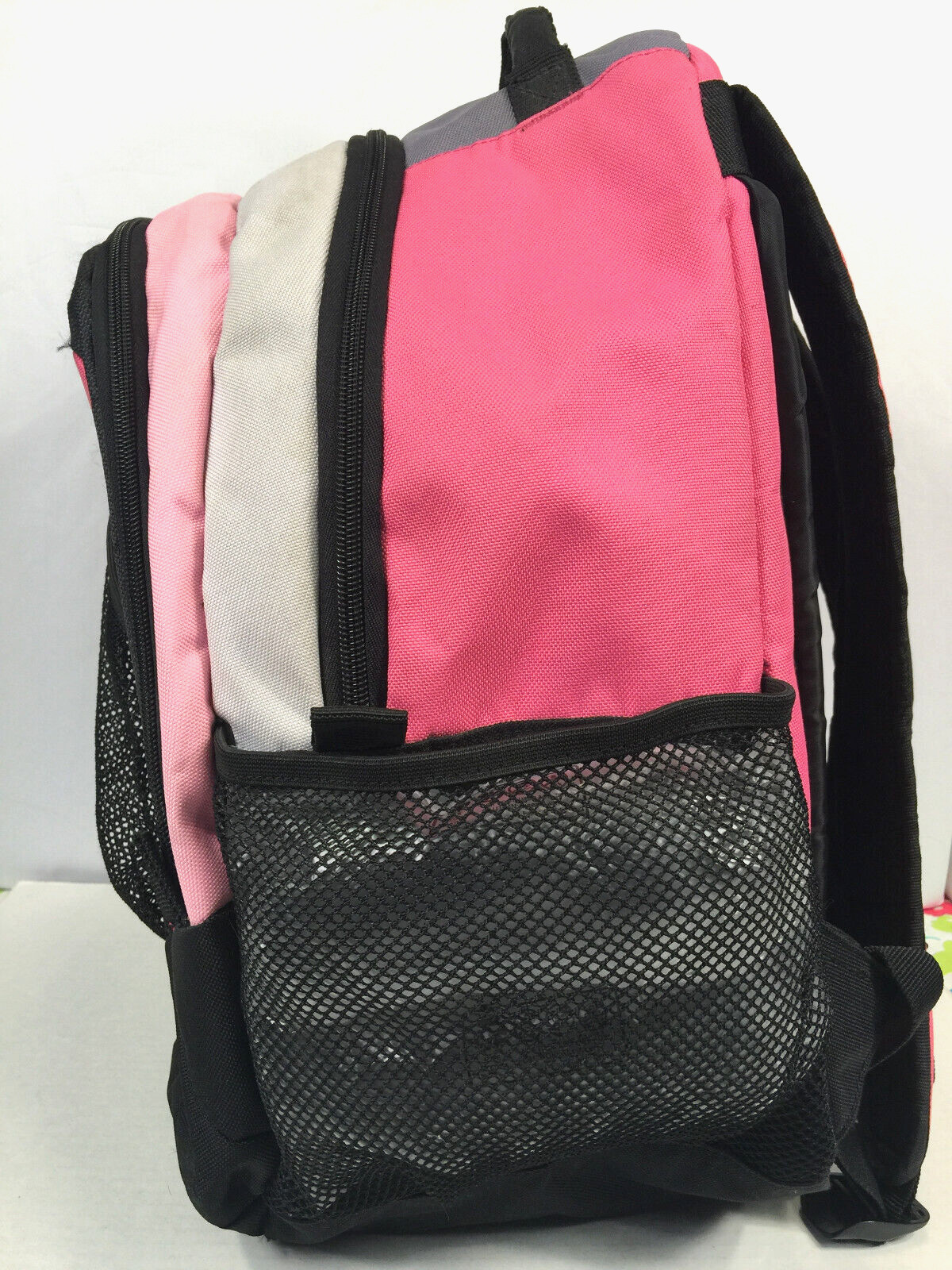 Adidas Pink & Black Backpack, Clean/Good Condition, 17″ Tall, 13″ Wide, 10″ Deep