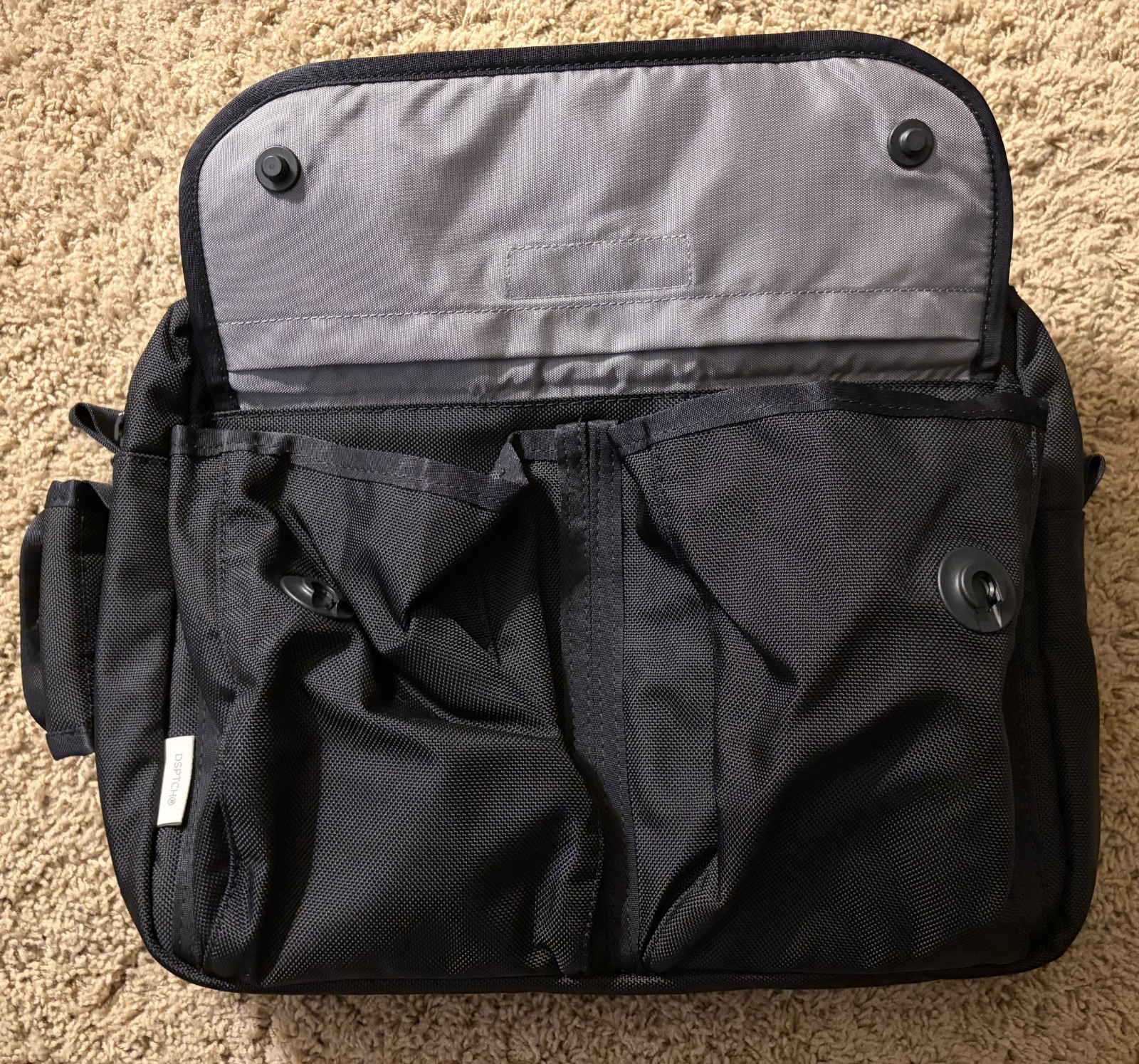 DSPTCH Utility Brief, Black 1680D Ballistic Nylon, 16L