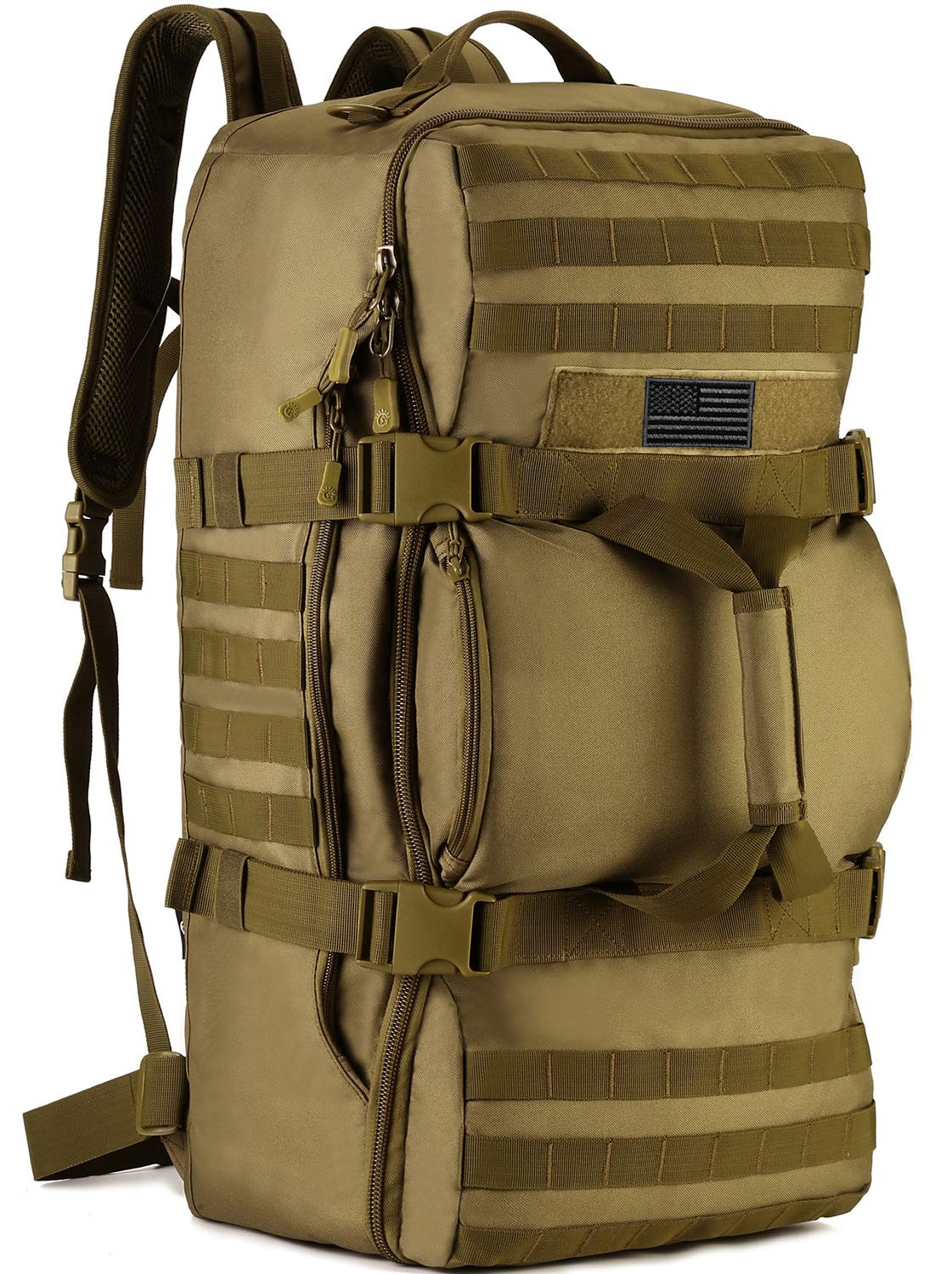 Protector Plus Tactical Travel Backpack 60L Military MOLLE Duffel Bag Luggage…