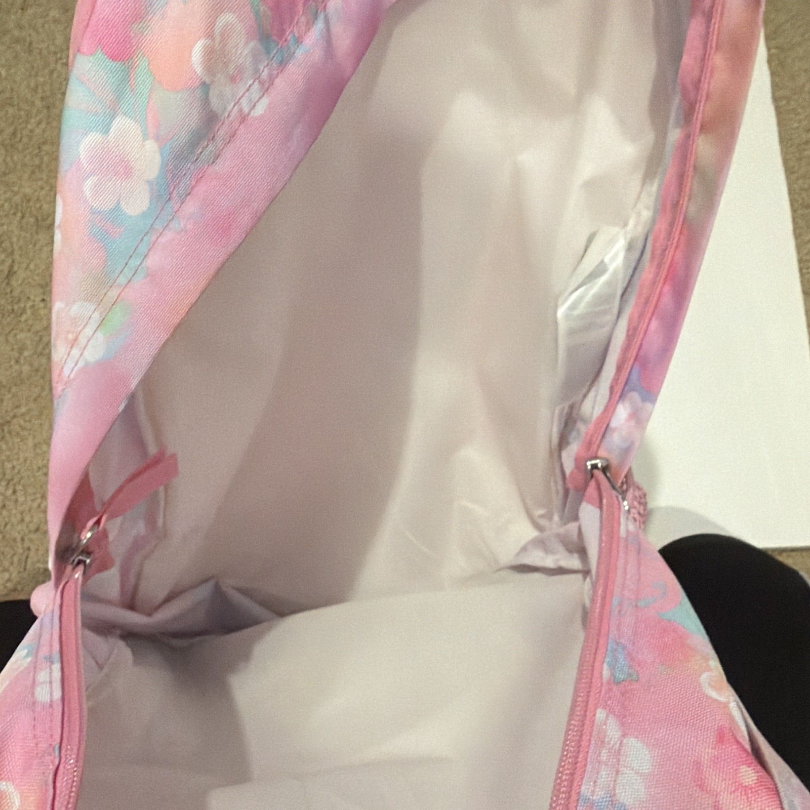 JanSport Big Student Backpack Neon Daisy Floral Print 02