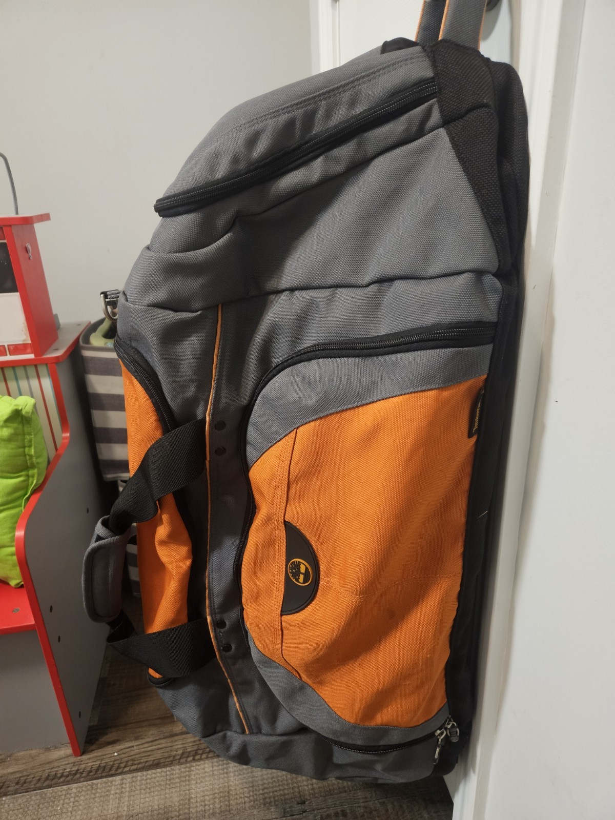 Timberland duffel bag 26in x 13 in travel with shoulder strap