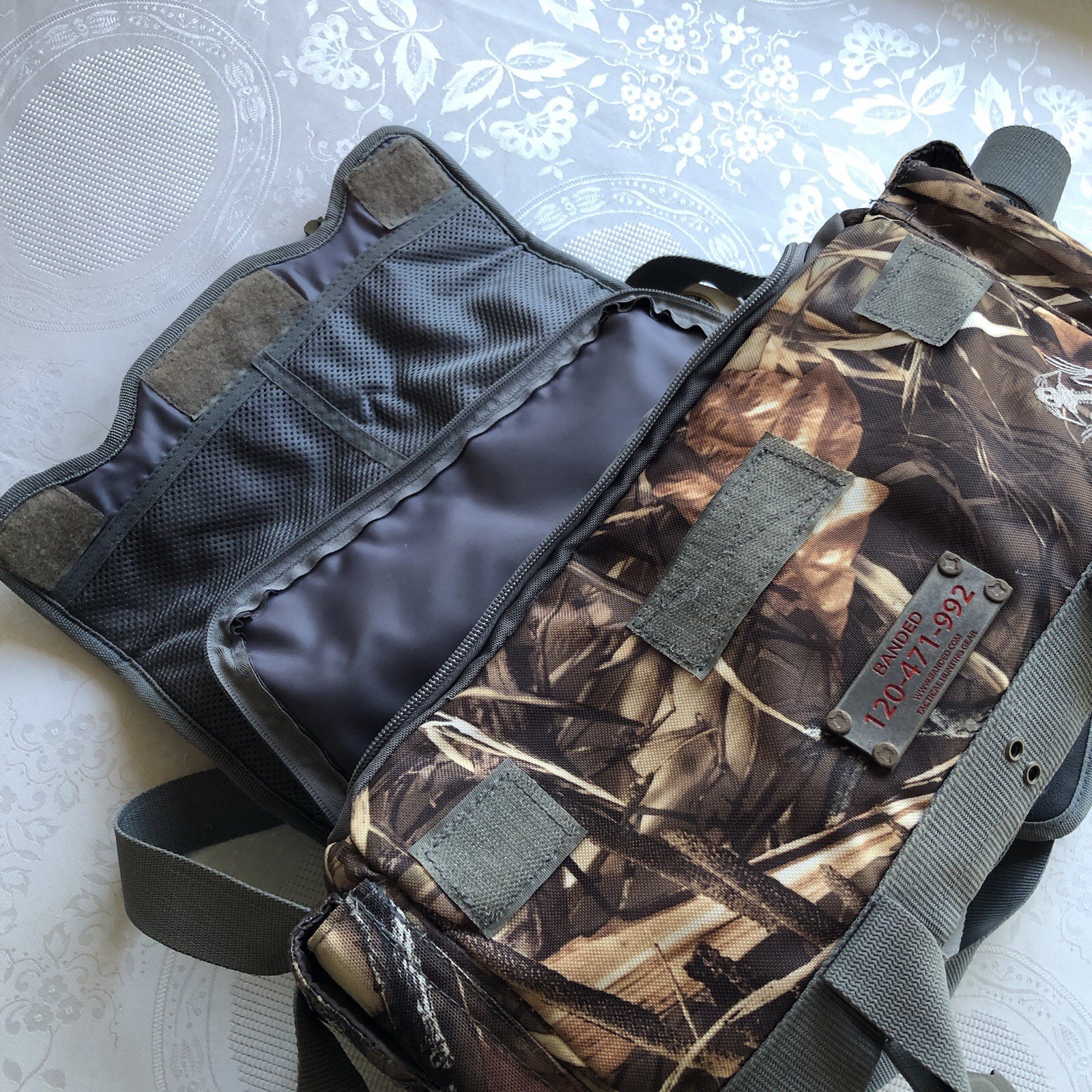Banded Hammer Floating Blind Olive Green/Tan Camo Duffle Bag Straps NWT Hunting