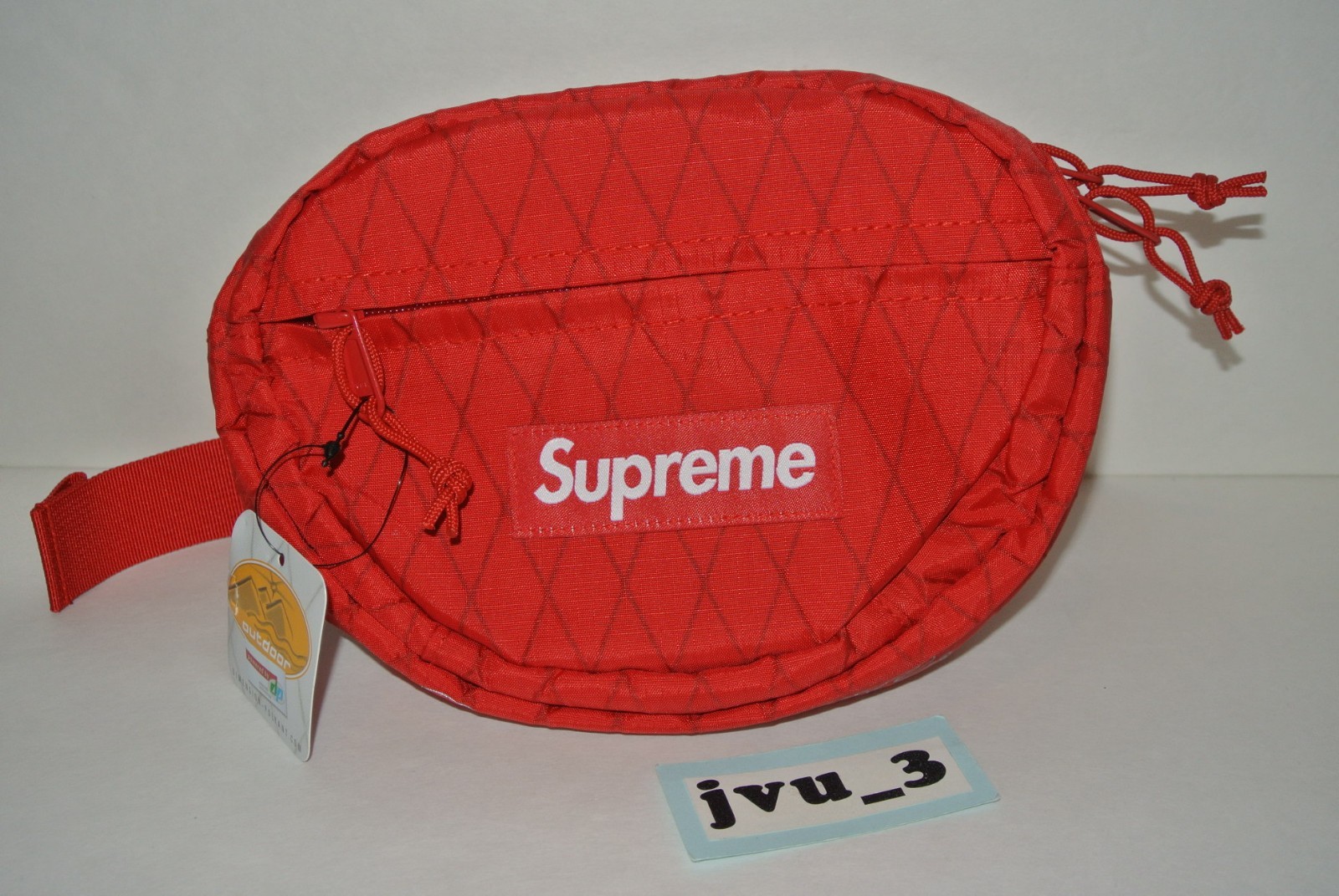 NEW FW18 SUPREME WAIST BAG RED fanny pack box logo cdg authentic limited