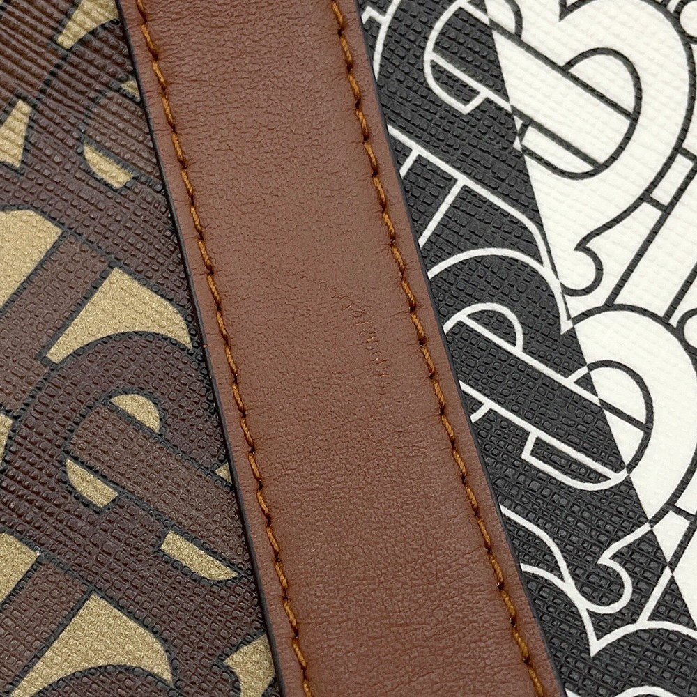 BURBERRY TBMonogram 2WAYBag PVC/Leather Beige/Multicolor 8024294