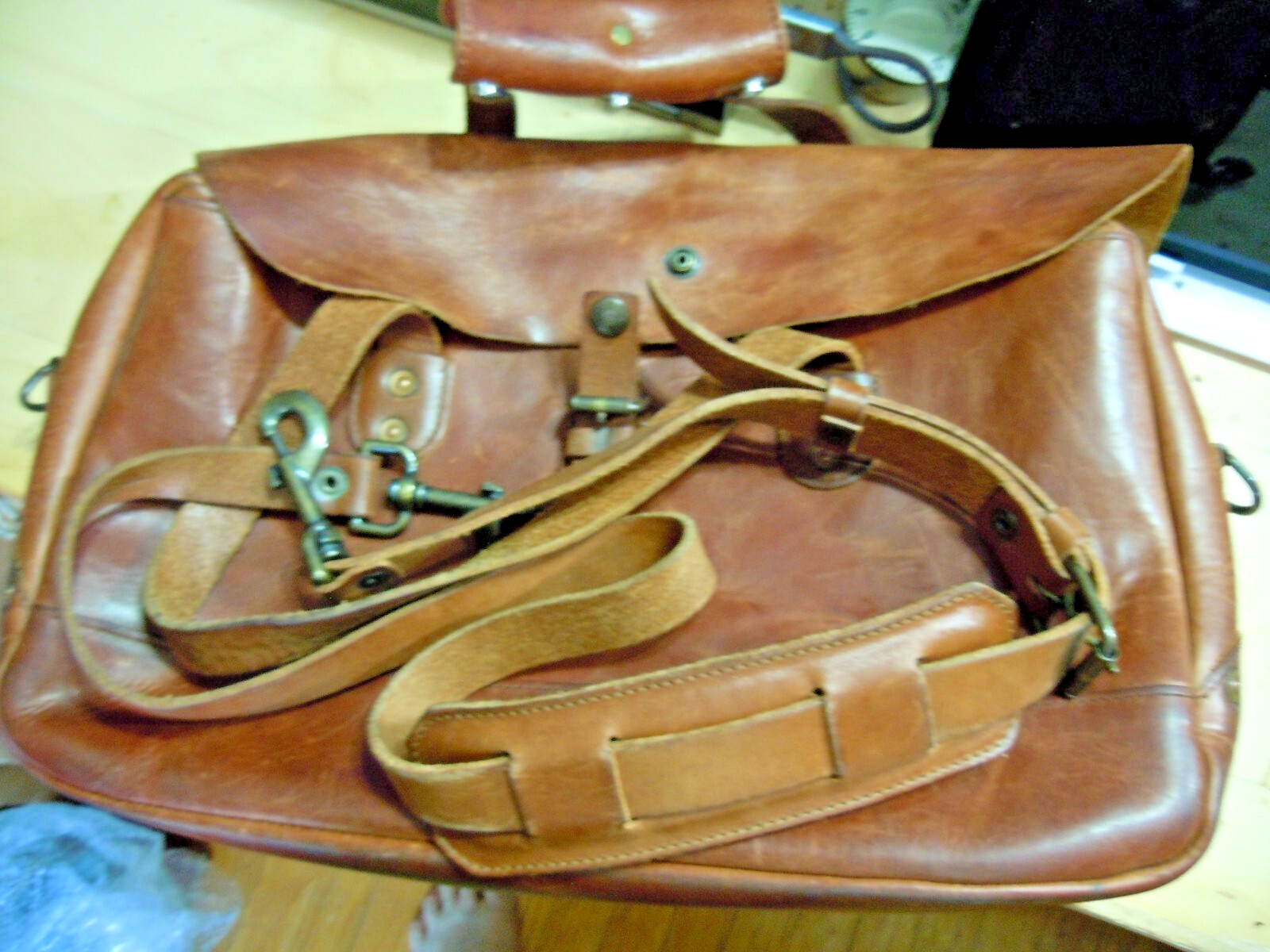 VTG Auth Whipping Post WP Standard Bison Concealed Carry Briefcase USA #2