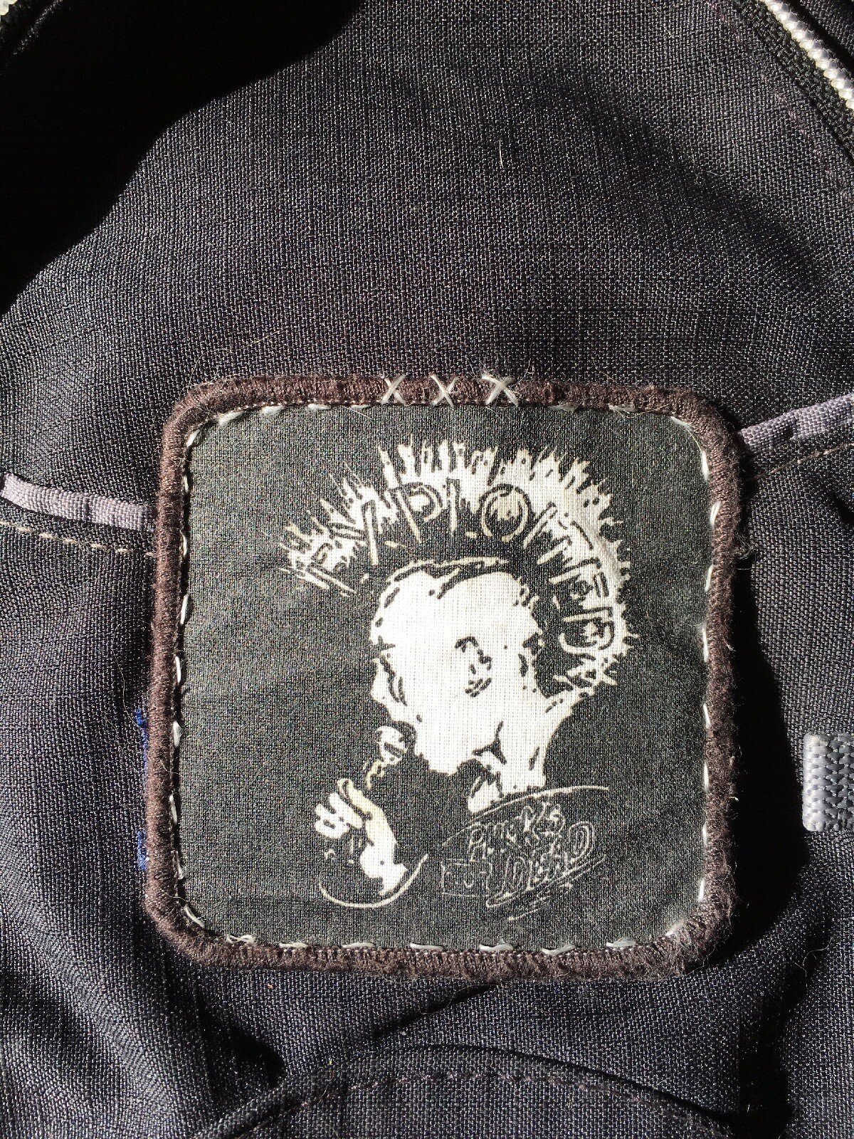 The Exploited Patch Punks Not Dead Backpack Jansport Black Concert Punk Rock