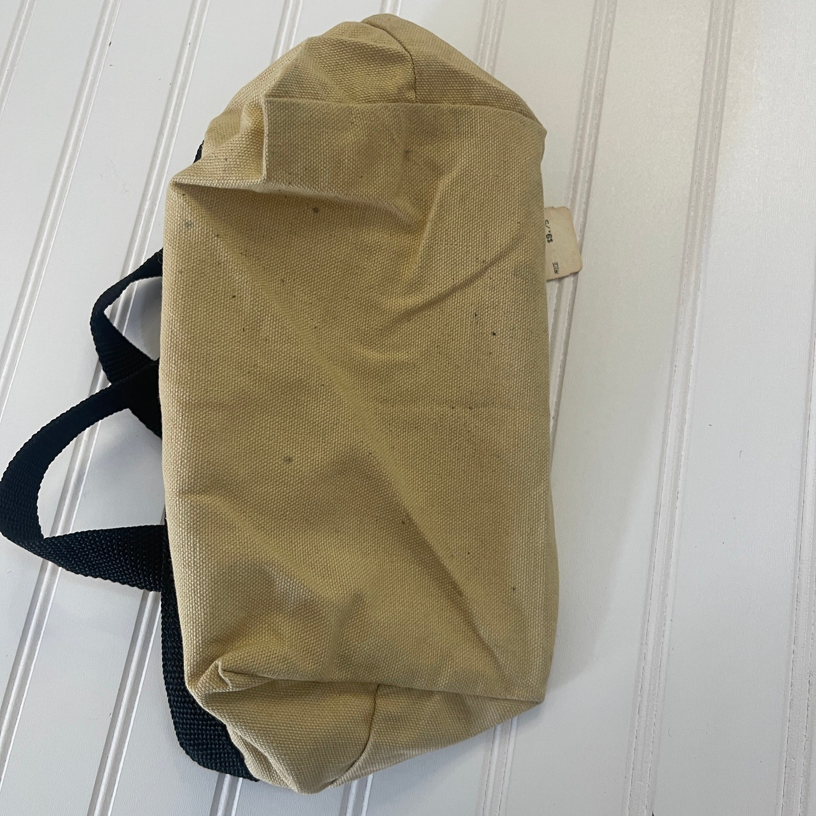 NWT Vintage LL Bean Four Box Shot Shell Bag Canvas Mini Tote RARE
