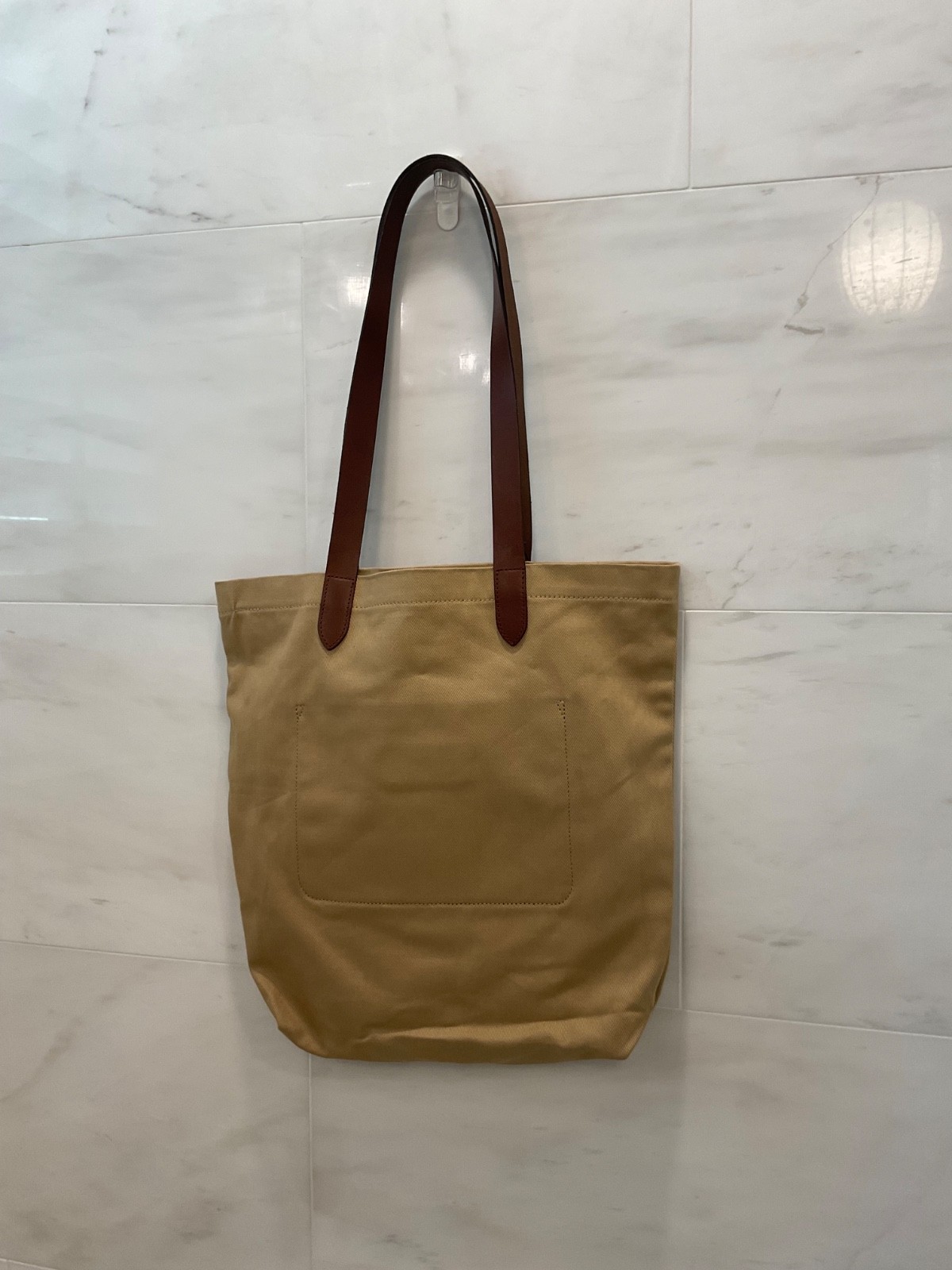 Polo Ralph Lauren Khaki Tan BEACH SHOP BEAR Cotton Twill Embroidered Tote Bag