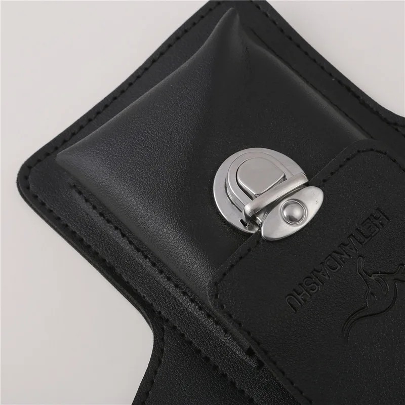Men’s Leather Belt Waist Bag Phone Pouch Key Holder Work Fanny Pack Holster