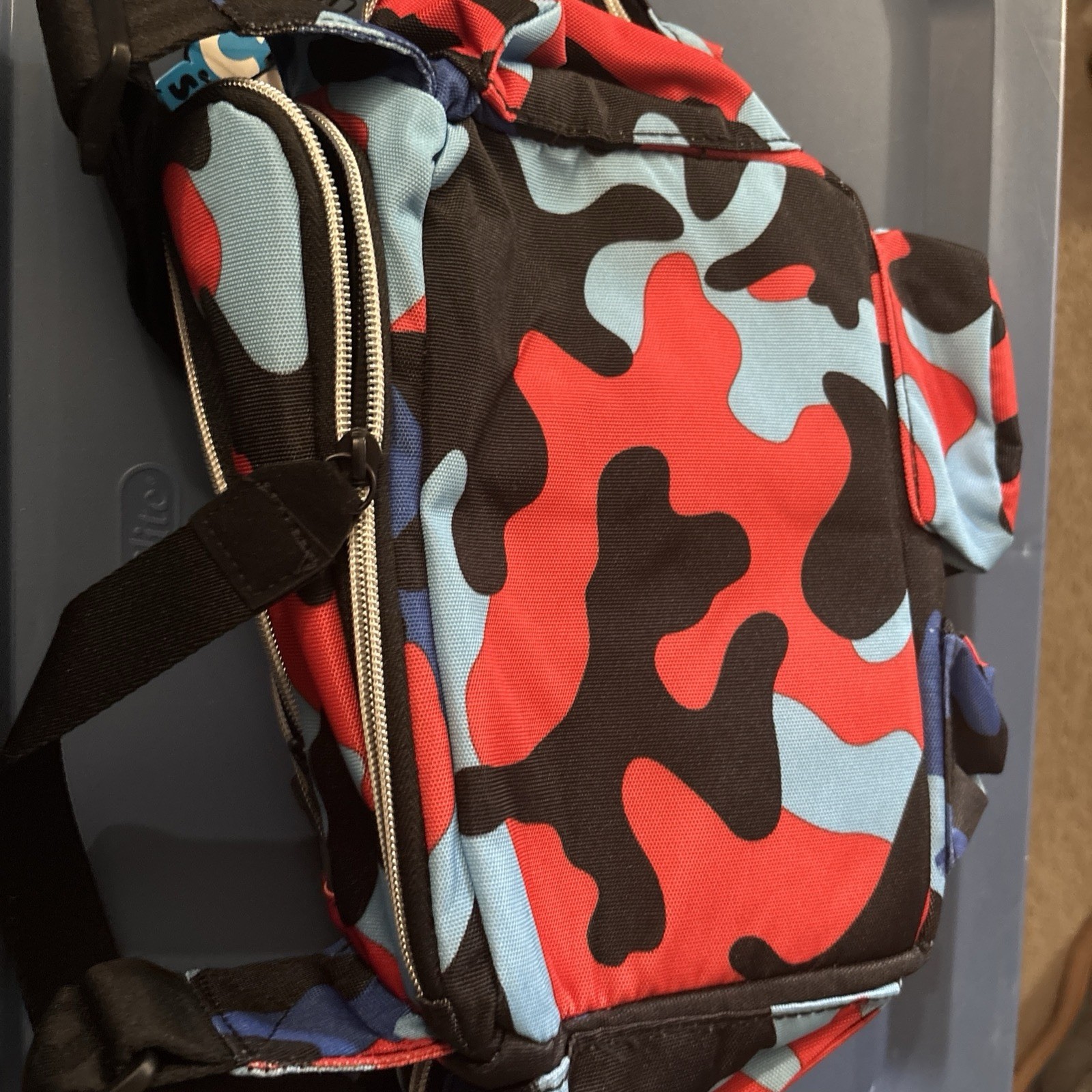 Cookies Small Proof Blue Camo Shoulder Bag NEW!!