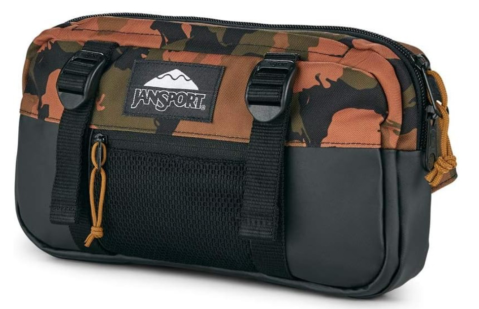 JanSport Way Out Waistpack Durable and Lightweight Belt Bag Continental Camo